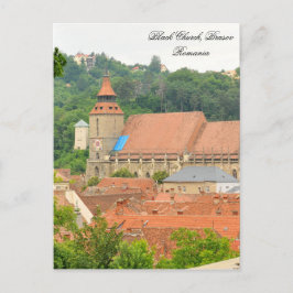 Cartão Postal Igreja preta em Brasov, Romania