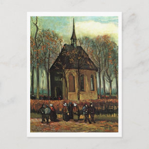 Cartão Postal Igreja Reformada em Nuenen, Van Gogh Belas Artes