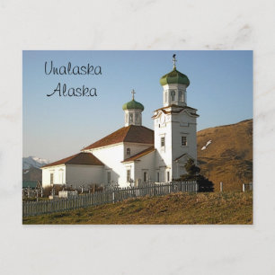Cartão Postal Igreja Russa de Unalaska
