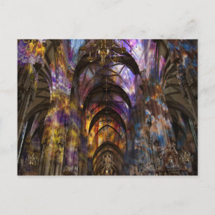 Cartão Postal Igreja Vienense Iluminada