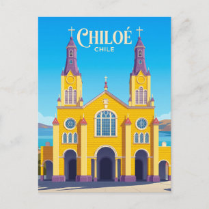Cartão Postal Igrejas de Chiloe Chile