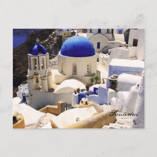 Cartão Postal Igrejas Santorini