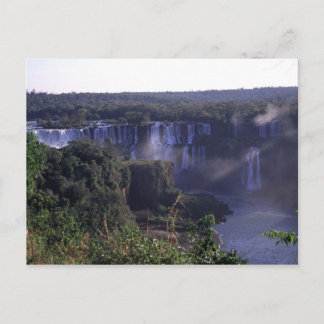 Cartão Postal Iguacu Waterfall, Brasil e Argentina, Cartão-posta