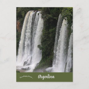 Cartão Postal Iguazu Falls Argentina