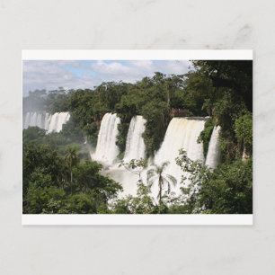 Cartão Postal Iguazu Falls, Argentina, América do Sul