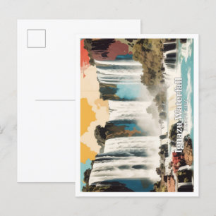 Cartão Postal Iguazu Waterfall Argentina Pop