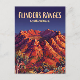 Cartão Postal Ikara- Cordilheira Flinders Austrália