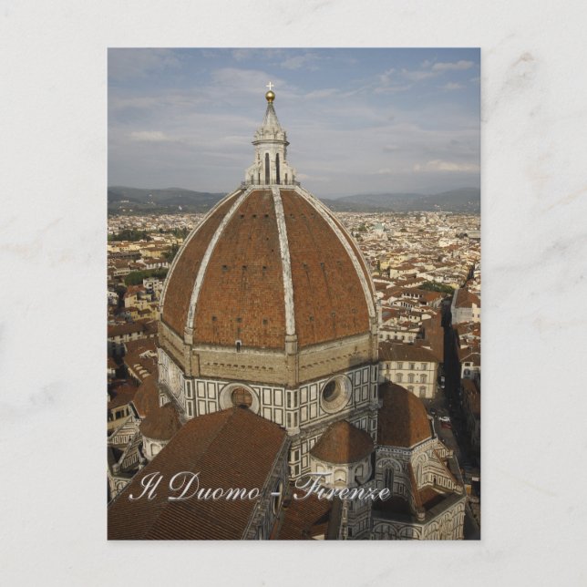 Cartão Postal Il Duomo - Florença (Frente)