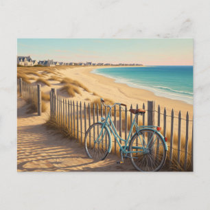 Cartão Postal Île de Ré France Bicicleta