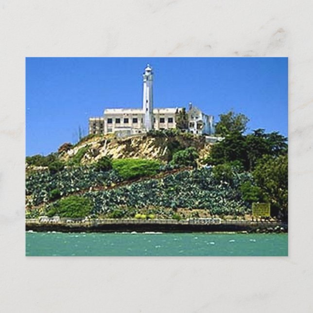 Cartão Postal Ilha Alcatraz (Frente)
