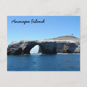 Cartão Postal Ilha Anacapa- Parque Nacional Channel Islands