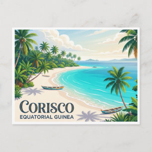 Cartão Postal Ilha Corisco Guiné Equatorial