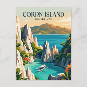 Cartão Postal Ilha Coron Filipinas