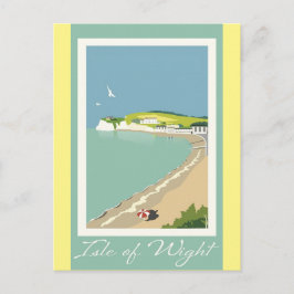 Cartão Postal Ilha da Viagens vintage de Peso da Inglaterra