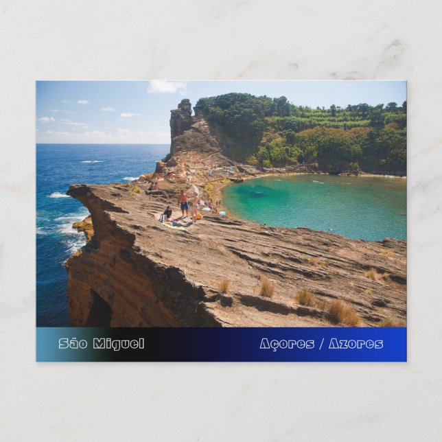 Cartão Postal Ilha da Vila Franca do Campo (Frente)