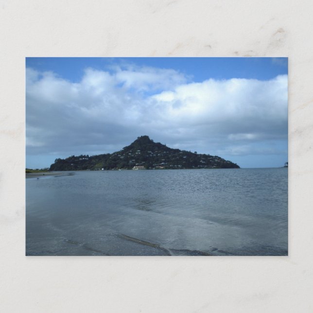 Cartão Postal Ilha de Avalon Tairua Nova Zelândia (Frente)