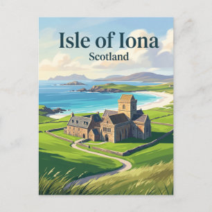 Cartão Postal Ilha de Iona Escócia