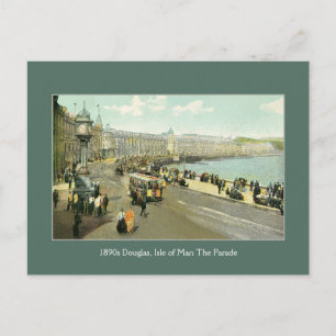 Cartão Postal Ilha de Man, Douglas, The Parade, 1890