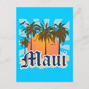 Cartão Postal Ilha de Maui Havaí Lembrança