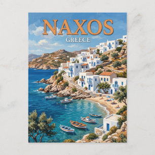 Cartão Postal Ilha de Naxos Grécia