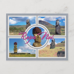 Cartão Postal Ilha de Páscoa (Rapa Nui)