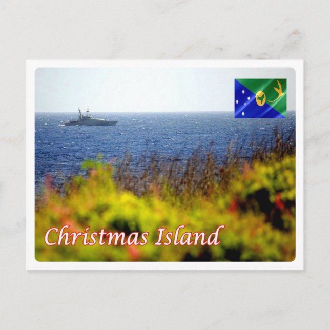 Cartão Postal Ilha do Natal - (Frente)