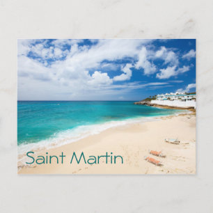 Cartão Postal Ilha do santo Martin. Caribe