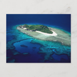 Cartão Postal Ilha Eori, Ilhas Mamanuca, Fiji - aérea
