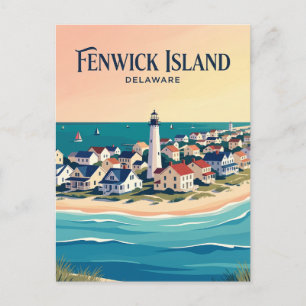 Cartão Postal Ilha Fenwick EUA