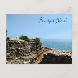 Cartão Postal Ilha Flowerpot Baía Georgiana Ontário Canadá