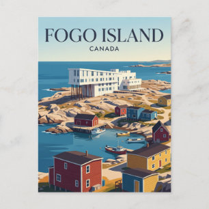 Cartão Postal Ilha Fogo Canadá