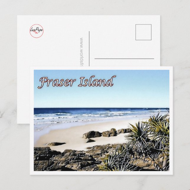Cartão Postal Ilha Fraser - Austrália - (Frente/Verso)