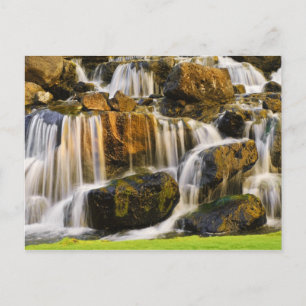 Cartão Postal Ilha Grande, Havaí. Corrente em cascata, Ilha Gra