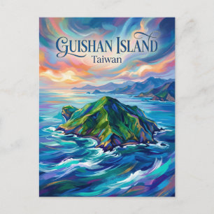 Cartão Postal Ilha Guishan Taiwan