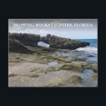 Cartão Postal Ilha Júpiter Flórida Flórida Preservação de Rocks<br><div class="desc">Mande vibrações ao sol e ao oceano com cartões postais da Ilha de Júpiter, Flórida, apresentando incríveis rochas - Preserva fotos de Victoria Grigaliunas. Parte de uma coleção de cartões postais de destino americanos, esses cartões postais de turismo de Palm Beach County cênicos capturam a beleza natural da costa da...</div>