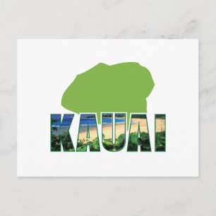 Cartão Postal Ilha Kauai