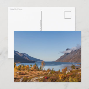 Cartão Postal Ilha Kvaloya Noruega