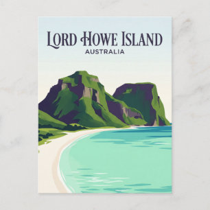 Cartão Postal Ilha Lord Howe Austrália