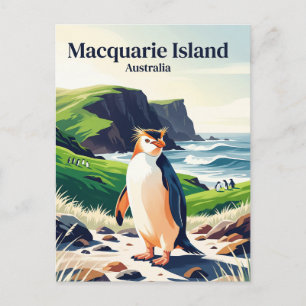 Cartão Postal Ilha Macquarie Austrália