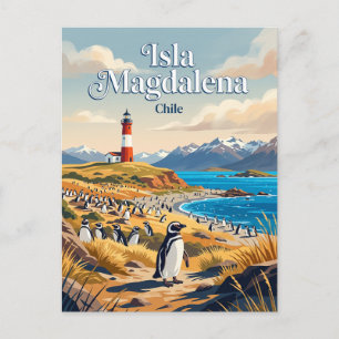 Cartão Postal Ilha Magdalena Chile