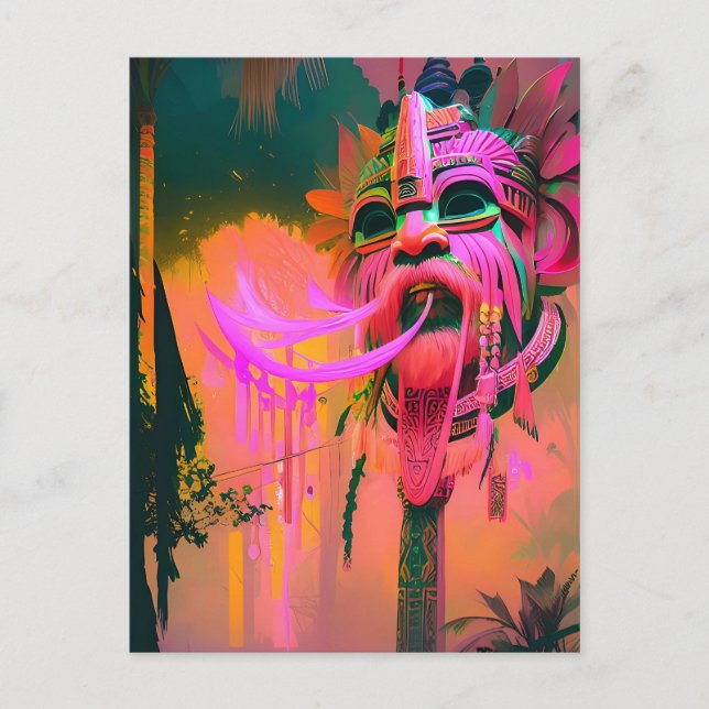 Cartão Postal Ilha Magic no Tropical Air Ken Gage (Frente)