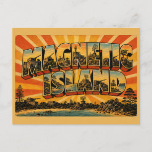 Cartão Postal Ilha Magnética Queensland Austrália Parque Naciona
