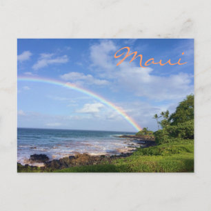 Cartão Postal Ilha Maui Rainbow