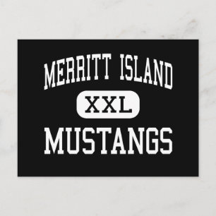 Cartão Postal Ilha Merritt - Mustangs - High - Merritt Island