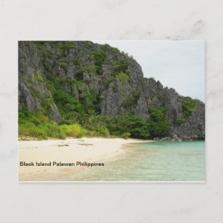 Cartão Postal Ilha Negra Palawan Filipinas