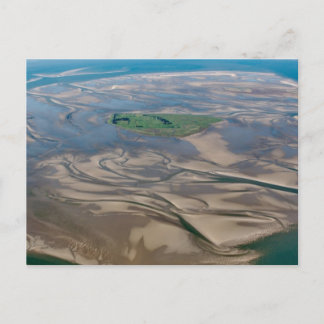 Cartão Postal Ilha Neuwerk, perto de Hamburgo, no mar de Wadden 
