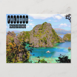 Cartão Postal Ilha Palawan nas Filipinas