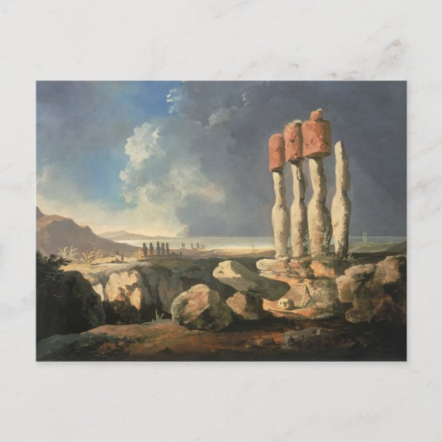 Cartão Postal Ilha páscoa, Cartão-postal da América do Sul (Frente)