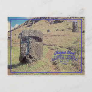 Cartão Postal Ilha Páscoa (Rapa Nui) Chile