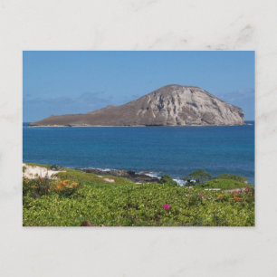 Cartão Postal Ilha Rabbit Oahu Hawaii